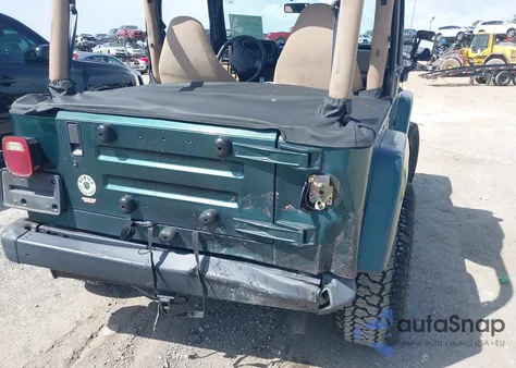 2000 Jeep Wrangler Sahara from USA, damaged, VIN 1J4FA59S4YP805067